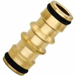 Paquet De 2 Raccords De Tuyau De Jardin En Laiton Pour Robinet De Tuyau De Jardin, Double Connecteur Mâle En Laiton,Fontainebleau