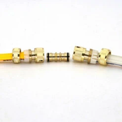 Paquet De 2 Raccords De Tuyau De Jardin En Laiton Pour Robinet De Tuyau De Jardin, Double Connecteur Mâle En Laiton，Fontainebleau -Promos Raccord d'arrosage Magasin 55308986 3