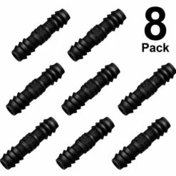 Connecteurs De Tuyaux Pour 16 Mm Système D'Irrigation Menuisier, Noir, 8Pcs，Fontainebleau -Promos Raccord d'arrosage Magasin 55792234 5