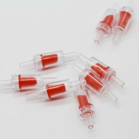 6 PCS Aquarium Pompe à Air Clapets Anti-Retour Rouge En Plastique Transparent Unidirectionnel Anti-Retour Clapet Anti-Retour Pour Aquarium,Fontainebleau 6 6 PCS Aquarium Pompe à Air Clapets Anti-Retour Rouge En Plastique Transparent Unidirectionnel Anti-Retour Clapet Anti-Retour Pour Aquarium,Fontainebleau – Image 4