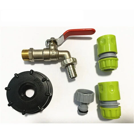 ELLE S60X6 IBC Raccord Robinet En Laiton, 1/2" (13mm) Avec Commune De Jardin 5 ELLE S60X6 IBC Raccord Robinet En Laiton, 1/2" (13mm) Avec Commune De Jardin – Image 3
