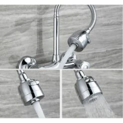 LUCKY-88 Corps Principal Du Robinet En Cuivre Dans Le Mur, Double Poignée Chaude Et Froide Pour La Piscine De Buanderie De La Salle De Bain De La Cuisine (sortie D'eau Universelle Du Robinet Mural) -Promos Raccord d'arrosage Magasin 56329753 3