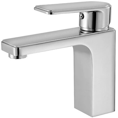 LUCKY-88 Tout En Fonte De Cuivre, Robinet D'eau Chaude Et Froide De Lavabo Monotrou (version Chromée De Haute Qualité Tout En Cuivre) 3 LUCKY-88 Tout En Fonte De Cuivre, Robinet D'eau Chaude Et Froide De Lavabo Monotrou (version Chromée De Haute Qualité Tout En Cuivre)