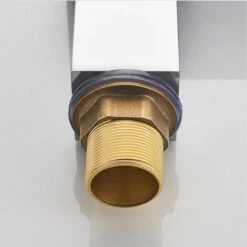 LUCKY-88 Robinet De Bassin De Comptoir De Salle De Bain Tout En Cuivre Cascade Créative Robinet De Galvanoplastie PVD à Double Contrôle Chaud Et Froid (sur Lavabo De Comptoir) -Promos Raccord d'arrosage Magasin 56329768 3