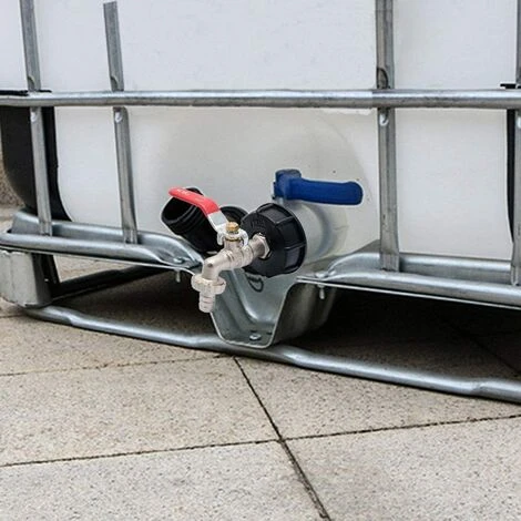 CATHERINE S60X6 IBC Raccord Robinet En Alliage, 1/2" (13mm) Avec Raccord De Tuyau 4 CATHERINE S60X6 IBC Raccord Robinet En Alliage, 1/2" (13mm) Avec Raccord De Tuyau – Image 2