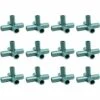 CADEAUX Lot De 12 Connecteurs En PVC 5 Voies 16 Mm Pour Cadre De Serre Robuste -Promos Raccord d'arrosage Magasin 56381687 1