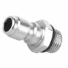 IRISFR Connecteur à Dégagement Rapide 1/4'', 14 Mm Mâle à 1/4 Pouce Rapide Dégagement Adaptateur Pulvérisateur De Savon Pour Laveuse à Pression, Lance En Mousse De Neige Coupleur En Acier Inoxydable，Lilaris