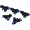 CHANCEY 5pcs Tuyau D'arrosage Raccord De Tuyau Connecteur De Robinet Tuyau De Raccords Rapides Pneumatiques à 3 Voies Connecteur Push-in-8mm Pour Raccorder Le Raccord De Tuyau D'eau,SEMAket,noir+bleu 2 CHANCEY 5pcs Tuyau D'arrosage Raccord De Tuyau Connecteur De Robinet Tuyau De Raccords Rapides Pneumatiques à 3 Voies Connecteur Push-in-8mm Pour Raccorder Le Raccord De Tuyau D'eau,SEMAket,noir+bleu -Promos Raccord d'arrosage Magasin 56570404 1
