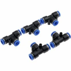 CHANCEY 5pcs Tuyau D'arrosage Raccord De Tuyau Connecteur De Robinet Tuyau De Raccords Rapides Pneumatiques à 3 Voies Connecteur Push-in-8mm Pour Raccorder Le Raccord De Tuyau D'eau,SEMAket,noir+bleu 9 CHANCEY 5pcs Tuyau D'arrosage Raccord De Tuyau Connecteur De Robinet Tuyau De Raccords Rapides Pneumatiques à 3 Voies Connecteur Push-in-8mm Pour Raccorder Le Raccord De Tuyau D'eau,SEMAket,noir+bleu -Promos Raccord d'arrosage Magasin 56570404 3
