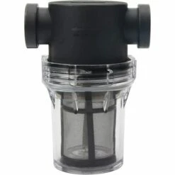 ROSIER Filtre Pipeline 1/2", Filtre à Eau En Ligne Avec Filtre En Acier Inoxydable 100 Mailles, Filtre à Eau Haut Débit Pour Arrosage De Jardin,VEBTles