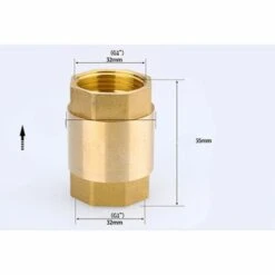 CHANCEY Clapet Anti-retour De 1 Pouce En Laiton De Haute Qualité Robuste, Antirouille Et étanche Pour Une Pompe, Une Fontaine, Une Machine à Laver, Un Jardin, Des Mégots De Pluie, Un Baril,SEMAket,or -Promos Raccord d'arrosage Magasin 56679411 3