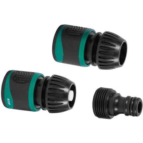 VONROC Connecteur De Robinet à 2 Voies - Raccord De Robinet Double - Raccords De Tuyau Et Adaptateur Enfichable Inclus 4 VONROC Connecteur De Robinet à 2 Voies - Raccord De Robinet Double - Raccords De Tuyau Et Adaptateur Enfichable Inclus – Image 2