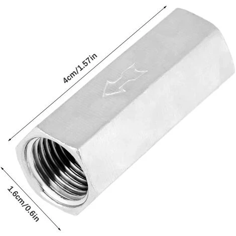 BARES 5pcs Clapet Anti-Retour Hexagonal En Cuivre 1/4 '' Femelle Fileté Complet Port Clapet Anti-Retour Air Accessoire Soupape De Contrôle Accessoire Pièces De Rechange 4 BARES 5pcs Clapet Anti-Retour Hexagonal En Cuivre 1/4 '' Femelle Fileté Complet Port Clapet Anti-Retour Air Accessoire Soupape De Contrôle Accessoire Pièces De Rechange – Image 2