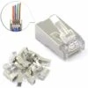 ABCRITAL Lot De 25 Connecteur Rj45 Cat6 Embout De Connecteur Blindé Nickelé Rj45 8P8C Via Une Prise Modulaire Ethernet 1 ABCRITAL Lot De 25 Connecteur Rj45 Cat6 Embout De Connecteur Blindé Nickelé Rj45 8P8C Via Une Prise Modulaire Ethernet -Promos Raccord d'arrosage Magasin 57637137 1
