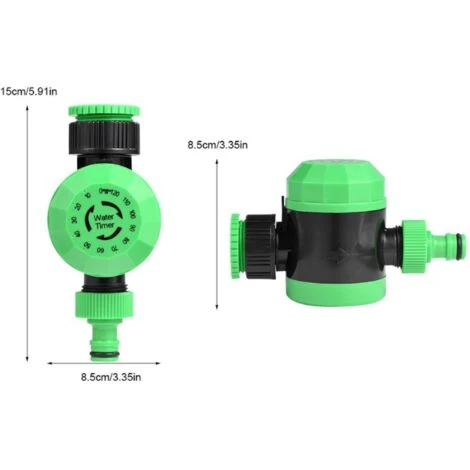 ROSIER Ardin Arrosage Minuterie 2 Heures Automatique Mécanique Programmateur Jardin Irrigation Contrôleur Système Durable(15*8.5*8.5cm) ——VEBTles 5 ROSIER Ardin Arrosage Minuterie 2 Heures Automatique Mécanique Programmateur Jardin Irrigation Contrôleur Système Durable(15*8.5*8.5cm) ——VEBTles – Image 3