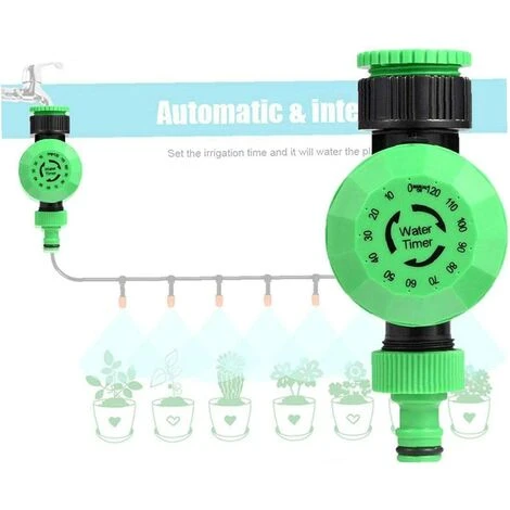 ROSIER Ardin Arrosage Minuterie 2 Heures Automatique Mécanique Programmateur Jardin Irrigation Contrôleur Système Durable(15*8.5*8.5cm) ——VEBTles 6 ROSIER Ardin Arrosage Minuterie 2 Heures Automatique Mécanique Programmateur Jardin Irrigation Contrôleur Système Durable(15*8.5*8.5cm) ——VEBTles – Image 4