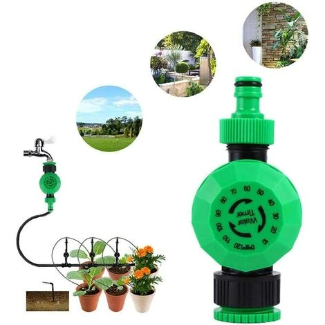 ROSIER Ardin Arrosage Minuterie 2 Heures Automatique Mécanique Programmateur Jardin Irrigation Contrôleur Système Durable(15*8.5*8.5cm) ——VEBTles 7 ROSIER Ardin Arrosage Minuterie 2 Heures Automatique Mécanique Programmateur Jardin Irrigation Contrôleur Système Durable(15*8.5*8.5cm) ——VEBTles – Image 5