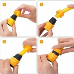 READCLY Lot De 10 Connecteurs De Tuyau D'arrosage En Plastique Pour Tuyau D'arrosage Et Robinet 1,27 Cm -Promos Raccord d'arrosage Magasin 57815274 4