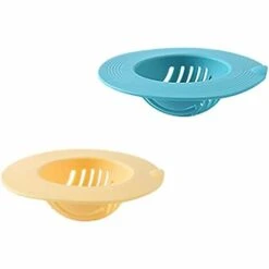 ILOVEMILAN Lot De 2 Housses D'extension De Cheveux En Silicone Bouchon De Vidange Anti-odeurs Bouchon De Vidange Anti-Obstruction Pour évier De Cuisine, Salle De Bain (2 Couleurs)