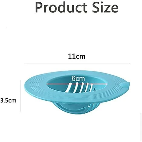 ILOVEMILAN Lot De 2 Housses D'extension De Cheveux En Silicone Bouchon De Vidange Anti-odeurs Bouchon De Vidange Anti-Obstruction Pour évier De Cuisine, Salle De Bain (2 Couleurs) 4 ILOVEMILAN Lot De 2 Housses D'extension De Cheveux En Silicone Bouchon De Vidange Anti-odeurs Bouchon De Vidange Anti-Obstruction Pour évier De Cuisine, Salle De Bain (2 Couleurs) – Image 2