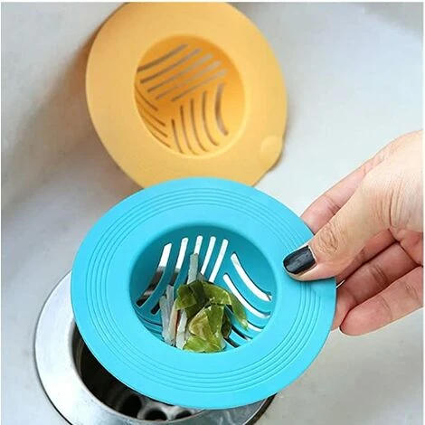 ILOVEMILAN Lot De 2 Housses D'extension De Cheveux En Silicone Bouchon De Vidange Anti-odeurs Bouchon De Vidange Anti-Obstruction Pour évier De Cuisine, Salle De Bain (2 Couleurs) 5 ILOVEMILAN Lot De 2 Housses D'extension De Cheveux En Silicone Bouchon De Vidange Anti-odeurs Bouchon De Vidange Anti-Obstruction Pour évier De Cuisine, Salle De Bain (2 Couleurs) – Image 3