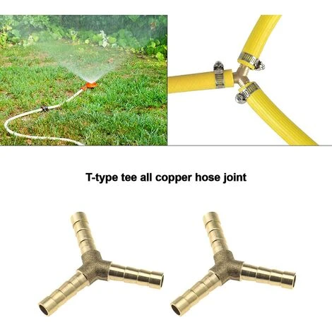 MACARON Barbe En Laiton Raccord De Tuyau Y-Type 3 Voies Joint De Tuyaux Connecteur Adaptateur 1/4 Pouces Compatible Pour Air Eau Mazout (5pcs 6mm)LO-Ron 7 MACARON Barbe En Laiton Raccord De Tuyau Y-Type 3 Voies Joint De Tuyaux Connecteur Adaptateur 1/4 Pouces Compatible Pour Air Eau Mazout (5pcs 6mm)LO-Ron – Image 5