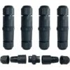 ALMI 4Pcs Premium Boîtes De Jonction, 3 Broches Connecteur De Câble, Connecteur Étanche IP68, Connecteurs Boîtier Électrique Extérieur 5～9mm (Vis Type) -Promos Raccord d'arrosage Magasin 58506143 1