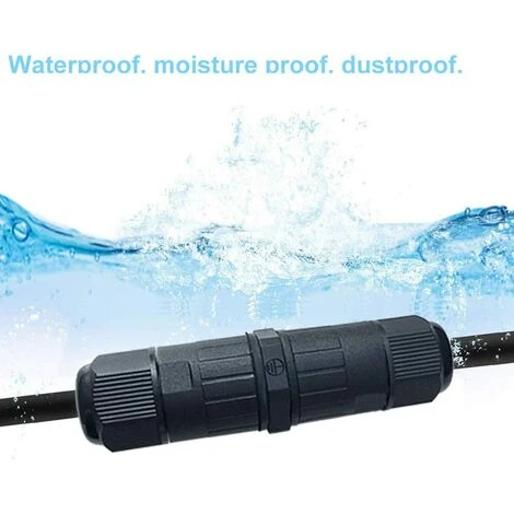 ALMI 4Pcs Premium Boîtes De Jonction, 3 Broches Connecteur De Câble, Connecteur Étanche IP68, Connecteurs Boîtier Électrique Extérieur 5~9mm (Vis Type) 6 ALMI 4Pcs Premium Boîtes De Jonction, 3 Broches Connecteur De Câble, Connecteur Étanche IP68, Connecteurs Boîtier Électrique Extérieur 5~9mm (Vis Type) – Image 4