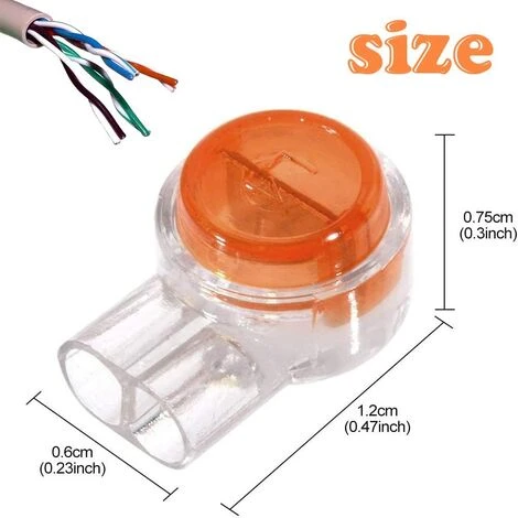 ALMI 300pcs Connecteur Etanche,Connecteurs De CâBle Remplis Des RéSines Colliers De Connexion Pour Jardin & ExtéRieur La Tondeuse à Gazon Robotique 4 ALMI 300pcs Connecteur Etanche,Connecteurs De CâBle Remplis Des RéSines Colliers De Connexion Pour Jardin & ExtéRieur La Tondeuse à Gazon Robotique – Image 2