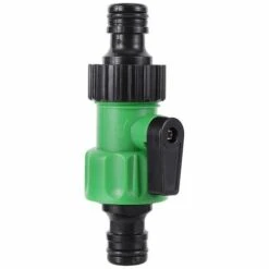 Kueatily Double Mamelon Joint Connecteur Rapide Avec Valve Jardin Irrigation Voiture Lavage De Voiture