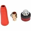 IRISFR Lilaris DKJ Adaptateur De Raccord Rapide Pour Connecteur Rapide De Câble De Soudage De Style Européen(DKJ35-50-Red)une Pièce
