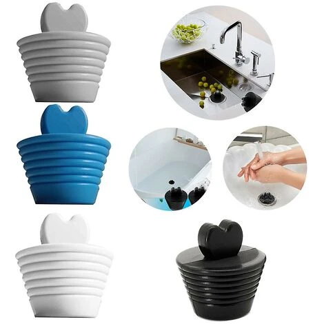 REGALOS 2 Pièces Bouchon De Baignoire Universel Bouchon De Baignoire Drains D'évier De Baignoire Bouchon De Vidange De Baignoire Bouchon Noir 4 REGALOS 2 Pièces Bouchon De Baignoire Universel Bouchon De Baignoire Drains D'évier De Baignoire Bouchon De Vidange De Baignoire Bouchon Noir – Image 2