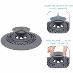 ZOLGINAH Lot De 5 Bouchons De Vidange De Douche En Silicone Pour Baignoire, Évier, Baignoire, Lavande, Cuisine, Salle De Bain (5 Couleurs) 9 ZOLGINAH Lot De 5 Bouchons De Vidange De Douche En Silicone Pour Baignoire, Évier, Baignoire, Lavande, Cuisine, Salle De Bain (5 Couleurs) -Promos Raccord d'arrosage Magasin 59344053 3