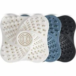 ZOLGINAH 3 Paquet Douche Drain Attrape-Cheveux Filtre A Cheveux Filtre Vidange Filtre Bain Silicone Tube Drain Attrape-Cheveux Bouchon Filtre Avec Ventouse Pour Salle De Bain