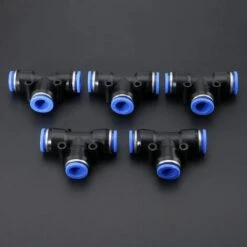 TRIOMPHE 5pcs Jonction En T Tuyau De Raccords Rapides Pneumatiques à 3 Voies Connecteur Push-in Tuyau D'arrosage Raccord De Tuyau Connecteur De Robinet-12mm,T-Audace -Promos Raccord d'arrosage Magasin 59450403 3