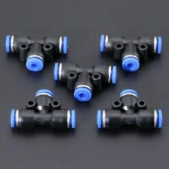 TRIOMPHE 5pcs Jonction En T Tuyau De Raccords Rapides Pneumatiques à 3 Voies Connecteur Push-in Tuyau D'arrosage Raccord De Tuyau Connecteur De Robinet-12mm,T-Audace -Promos Raccord d'arrosage Magasin 59450403 5