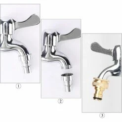 CATHERINE 4 Pièces Raccords De Robinet De Tuyau D'arrosage En Laiton, Sucettes Femelles à 6 Points Pour Ferme De Jardin -Promos Raccord d'arrosage Magasin 59462964 5