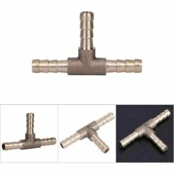 DECKON Raccord En Laiton De Tuyau De Carburant De Manière à 3 Voies En T Pour Tuyau De Gaz à Air Comprimé(6mm) -Promos Raccord d'arrosage Magasin 59868079 2