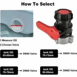 BARES Adaptateur Réservoir IBC, Vanne Cuve Vanne Pour Cuve IBC, Adaptateur IBC Pour Réservoir, Robinet Cuve IBC DN50 (75 Mm) 10 BARES Adaptateur Réservoir IBC, Vanne Cuve Vanne Pour Cuve IBC, Adaptateur IBC Pour Réservoir, Robinet Cuve IBC DN50 (75 Mm) -Promos Raccord d'arrosage Magasin 59961900 4