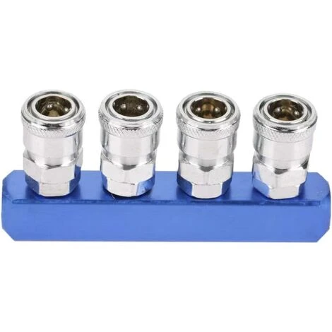 DENUOTOP Raccords 12mm Raccord Rapide Pneumatique Connecteur Filetage Femelle à Montage 2/3/4/5 Voie Pour Connexion Pneumatiques Et Tuyau D'Air(4 Voie) 3 DENUOTOP Raccords 12mm Raccord Rapide Pneumatique Connecteur Filetage Femelle à Montage 2/3/4/5 Voie Pour Connexion Pneumatiques Et Tuyau D'Air(4 Voie)