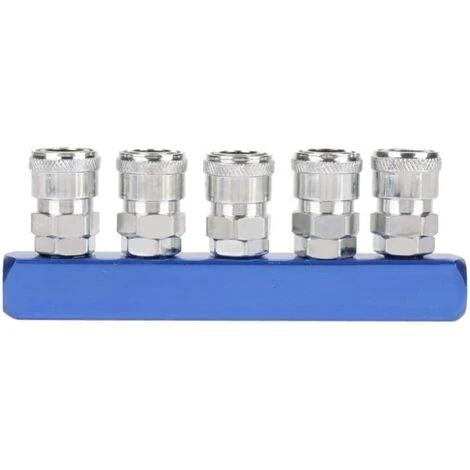 DENUOTOP Raccords 12mm Raccord Rapide Pneumatique Connecteur Filetage Femelle à Montage 2/3/4/5 Voie Pour Connexion Pneumatiques Et Tuyau D'Air(5 Voie) 6 DENUOTOP Raccords 12mm Raccord Rapide Pneumatique Connecteur Filetage Femelle à Montage 2/3/4/5 Voie Pour Connexion Pneumatiques Et Tuyau D'Air(5 Voie) – Image 4