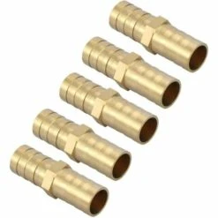 DENUOTOP Raccords Outil De Connecteur De Tuyau, Connecteur Droit à Deux Voies, Droit Pour Raccordement De Tuyaux(12mm 5pcs) -Promos Raccord d'arrosage Magasin 60009734 2