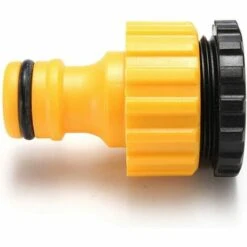 MINKUROW 6 Pièces 2 En 1 Adaptateur Raccord Connexion Nez De Robinet 1/2" Et 3/4" Vers Connecteur Rapide Pour Tuyau D'arrosage Jaune -Promos Raccord d'arrosage Magasin 60015448 5