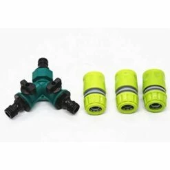 ENLENK Irrigation Y Connecteurs, 1 Connecteur Rapide Y Connecteurs Tuyau De Jardin Connecteur Convient Pour Raccords 16mm 3/4" -Promos Raccord d'arrosage Magasin 60169137 3