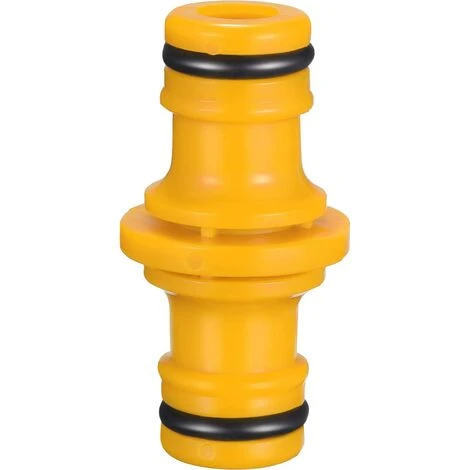 AOUGO 6 Pièces Double Connecteur De Tuyaux Mâles Raccords De Tuyaux Pour Rejoignez Le Tube De Tuyaux De Jardin (Jaune) 5 AOUGO 6 Pièces Double Connecteur De Tuyaux Mâles Raccords De Tuyaux Pour Rejoignez Le Tube De Tuyaux De Jardin (Jaune) – Image 3