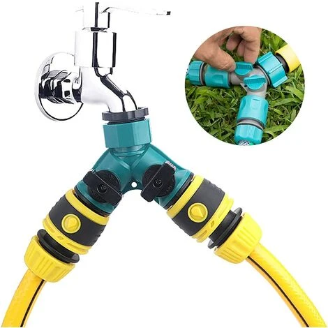 AOUGO Séparateur De Tuyau 2 Voies Arrosage Répartiteur De Robinet D'Eau Connecteur Rapide Adaptateur De Tuyau D'Arrosage Pour Robinet Jardin 3/4" Connecteur De Tuyau En Y 2 Voies Avec Vanne D'Arrêt 2 PCS 6 AOUGO Séparateur De Tuyau 2 Voies Arrosage Répartiteur De Robinet D'Eau Connecteur Rapide Adaptateur De Tuyau D'Arrosage Pour Robinet Jardin 3/4" Connecteur De Tuyau En Y 2 Voies Avec Vanne D'Arrêt 2 PCS – Image 4