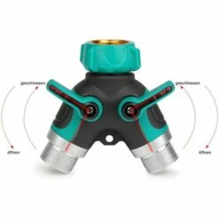 AOUGO Distributeur à 2 Voies Séparateur De Tuyau Y-Distributeur 3/4” Raccord Tuyau D'arrosage Avec 2 Sorties Vannes 26,5 Mm Débit D'eau Réglable Et Verrouillable 2 Connecteurs Et 4 Rondelles 9 AOUGO Distributeur à 2 Voies Séparateur De Tuyau Y-Distributeur 3/4” Raccord Tuyau D'arrosage Avec 2 Sorties Vannes 26,5 Mm Débit D'eau Réglable Et Verrouillable 2 Connecteurs Et 4 Rondelles -Promos Raccord d'arrosage Magasin 60281916 3