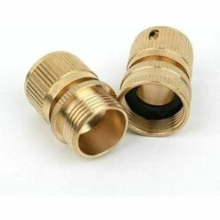 AOUGO Filetage Mâle 3/4" Filetage Femelle En Laiton Connecteurs Rapides Accessoires D'irrigation De Jardin Raccords De Tuyauterie De Lavage De Voiture 10 AOUGO Filetage Mâle 3/4" Filetage Femelle En Laiton Connecteurs Rapides Accessoires D'irrigation De Jardin Raccords De Tuyauterie De Lavage De Voiture -Promos Raccord d'arrosage Magasin 60282250 4