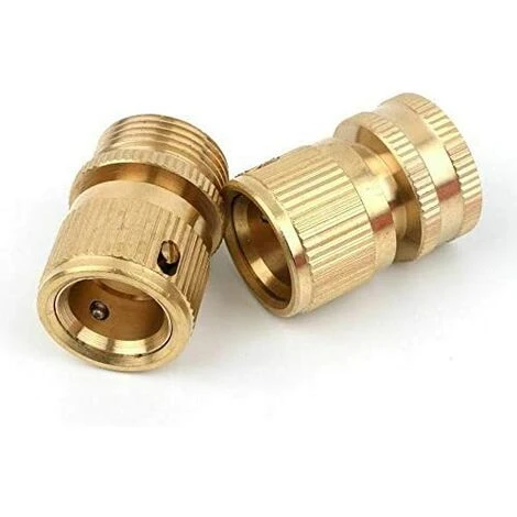 AOUGO Filetage Mâle 3/4" Filetage Femelle En Laiton Connecteurs Rapides Accessoires D'irrigation De Jardin Raccords De Tuyauterie De Lavage De Voiture 7 AOUGO Filetage Mâle 3/4" Filetage Femelle En Laiton Connecteurs Rapides Accessoires D'irrigation De Jardin Raccords De Tuyauterie De Lavage De Voiture – Image 5