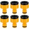 DENUOTOP Plastique 3/4 '' And 1/2 '' BSP 2in1 Nez De Robinet D'arrosage à Visser Débit Tap Connector Threaded Faucet Adapter 6 Pack 2 DENUOTOP Plastique 3/4 '' And 1/2 '' BSP 2in1 Nez De Robinet D'arrosage à Visser Débit Tap Connector Threaded Faucet Adapter 6 Pack -Promos Raccord d'arrosage Magasin 60297514 1